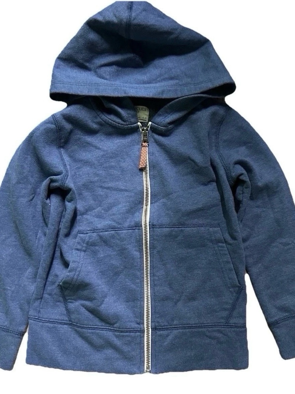 Toddler Boy J. Crew Cuts Full Zip Blue Hoodie Size 4-5